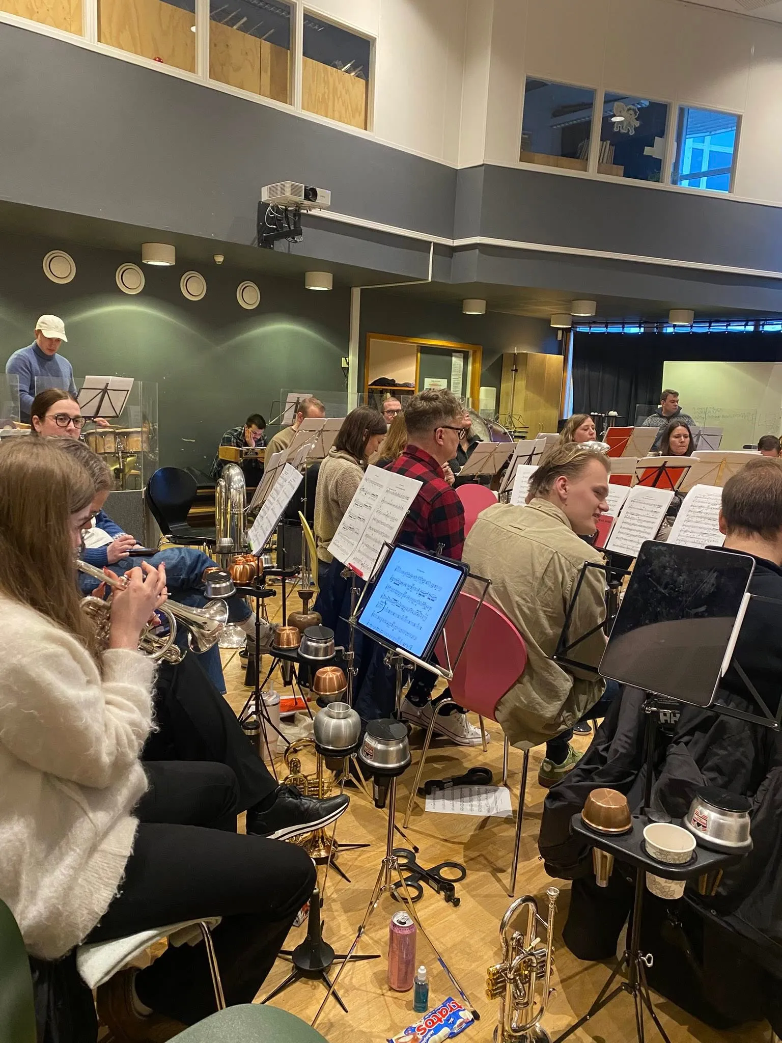 Tertnes Brass på øvelse